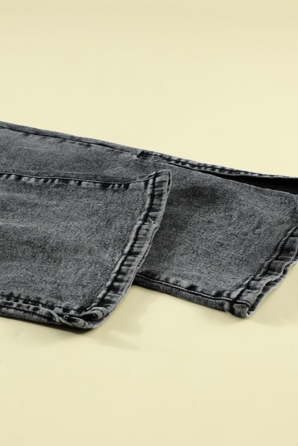 Slit Flare Jeans - Image 5