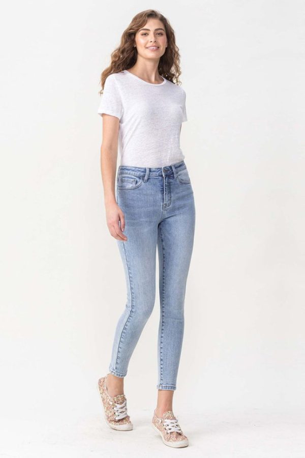 Lovervet Full Size Talia High Rise Crop Skinny Jeans - Image 4