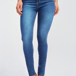 Buttoned Skinny Jeans