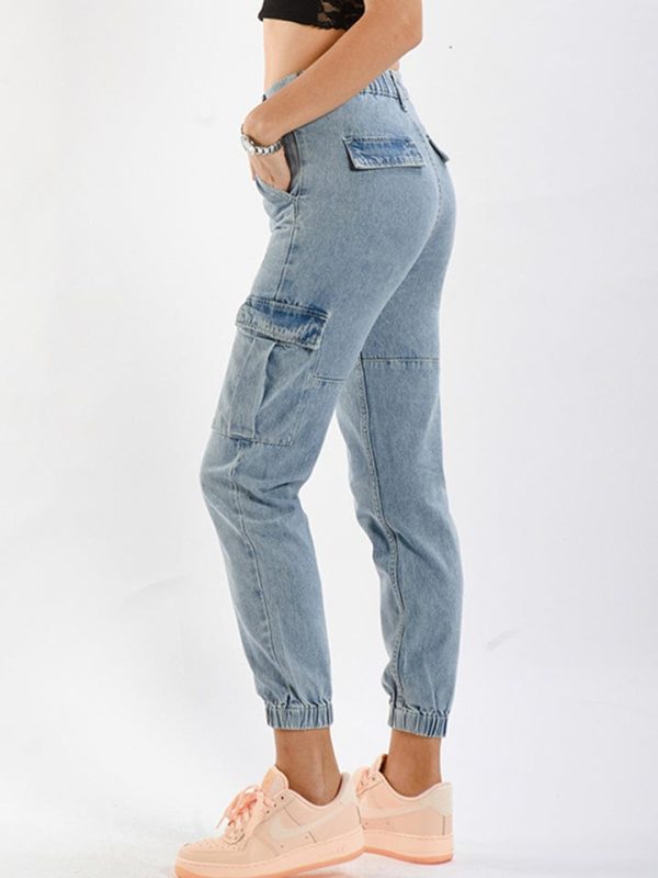 Full Size Buttoned Jeans - Image 3