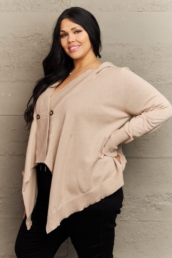 HEYSON Warm Me Up Full Size Hooded Cardigan - Image 3