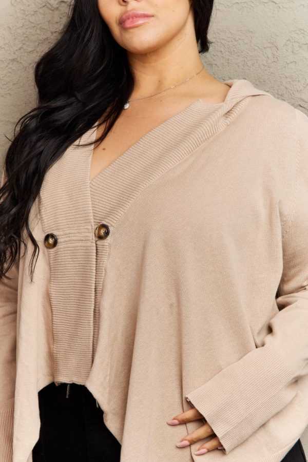 HEYSON Warm Me Up Full Size Hooded Cardigan - Image 5