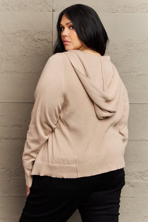 HEYSON Warm Me Up Full Size Hooded Cardigan - Image 4