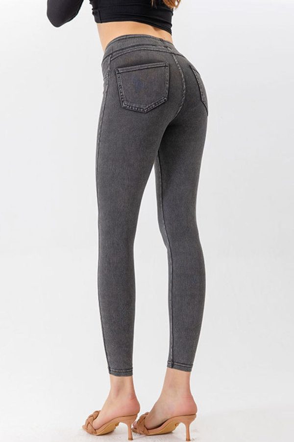 High Waist Skinny Jeans - Image 8