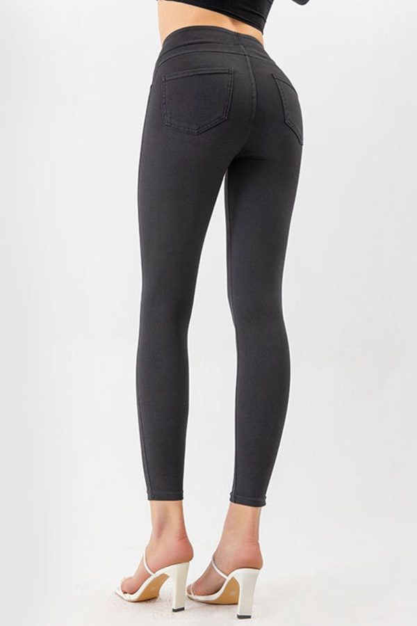 High Waist Skinny Jeans - Image 5