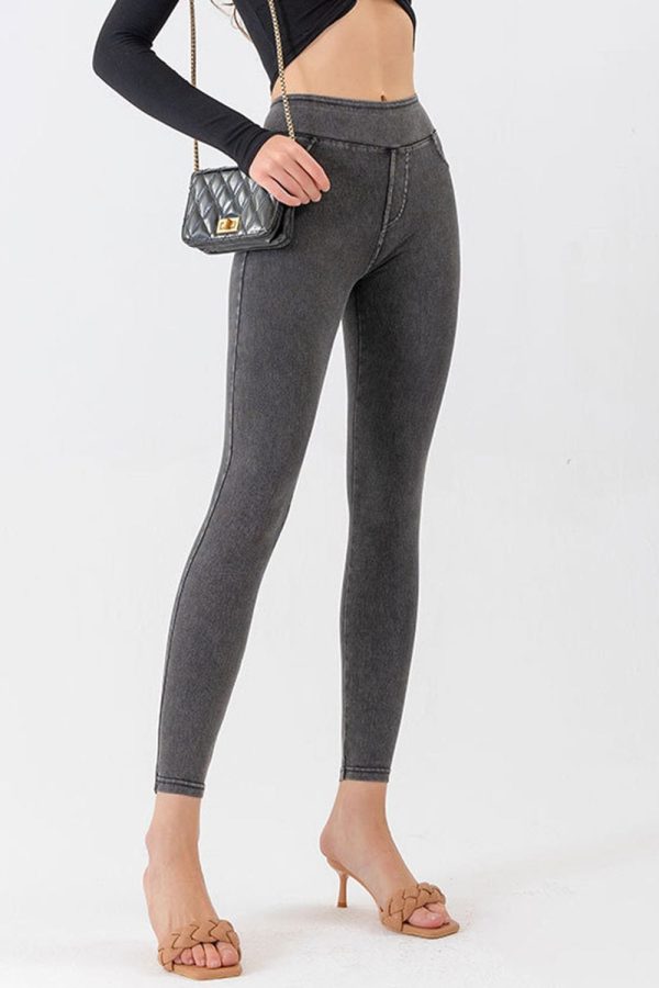 High Waist Skinny Jeans - Image 7