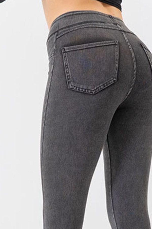 High Waist Skinny Jeans - Image 9