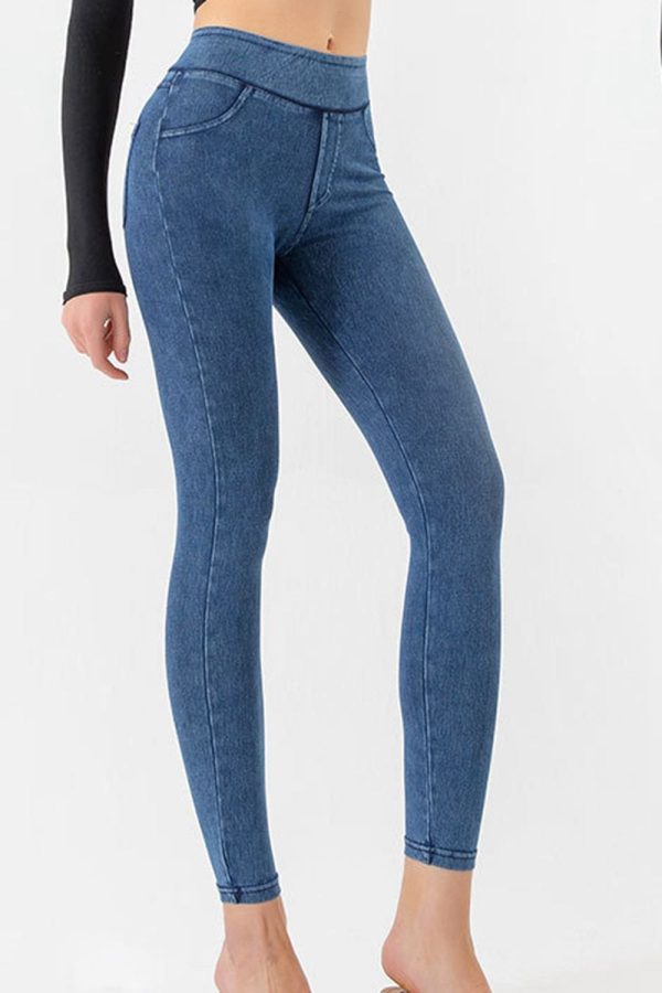 High Waist Skinny Jeans - Image 14