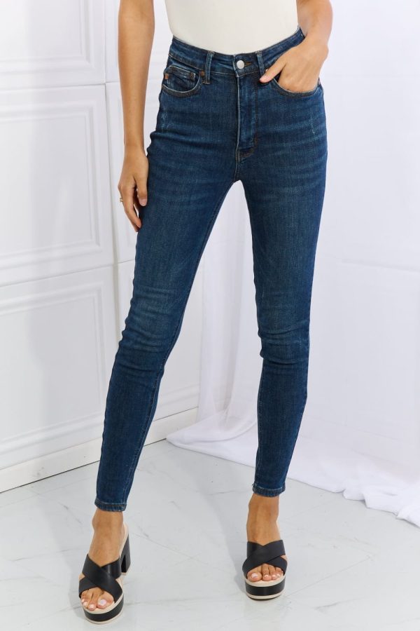 Judy Blue Emily Full Size High Waisted Tummy Control Skinny Jeans - Image 5