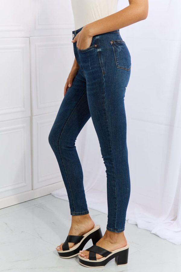 Judy Blue Emily Full Size High Waisted Tummy Control Skinny Jeans - Image 6