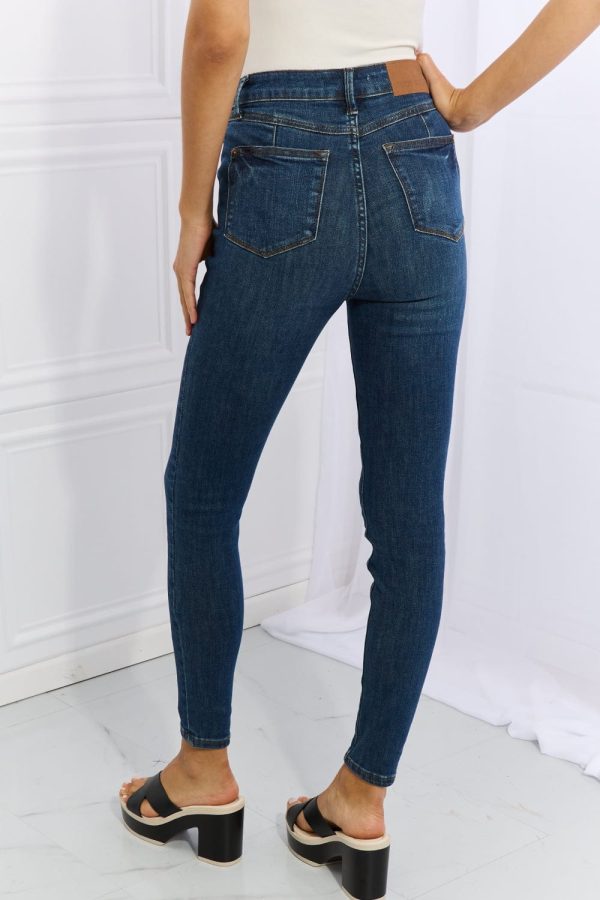 Judy Blue Emily Full Size High Waisted Tummy Control Skinny Jeans - Image 7