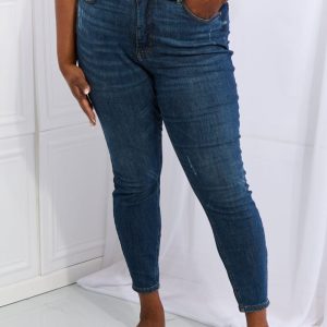 Judy Blue Emily Full Size High Waisted Tummy Control Skinny Jeans