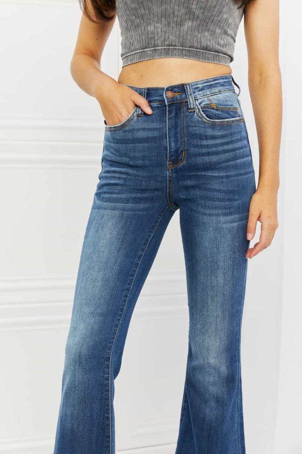Judy Blue Eve Full Size High Waist Flared Jeans - Image 9