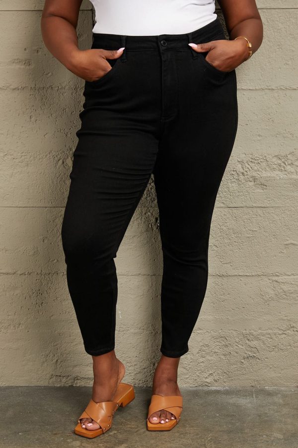 Judy Blue Full Size Tummy Control High Waisted Classic Skinny Jeans - Image 6