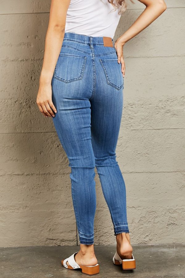 Judy Blue Janavie Full Size High Waisted Pull On Skinny Jeans - Image 9