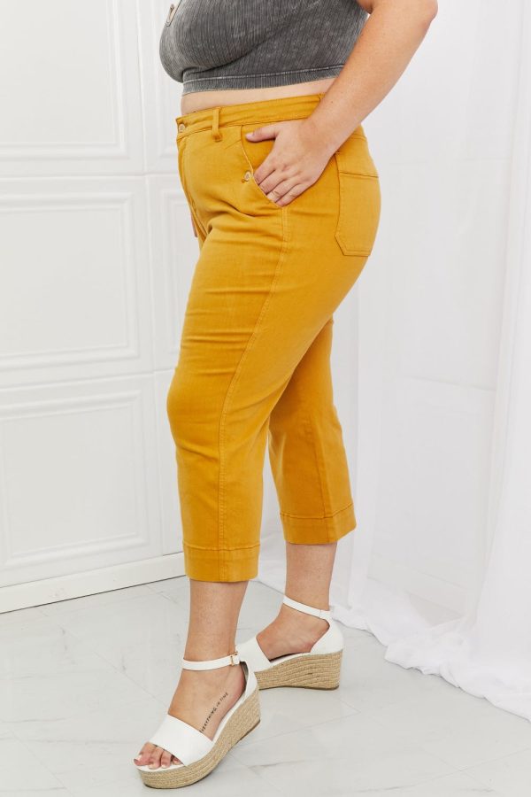 Judy Blue Jayza Full Size Straight Leg Cropped Jeans - Image 7
