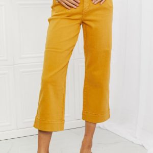 Judy Blue Jayza Full Size Straight Leg Cropped Jeans