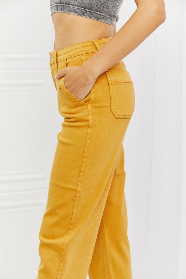 Judy Blue Jayza Full Size Straight Leg Cropped Jeans - Image 4