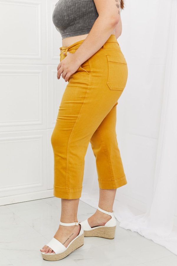Judy Blue Jayza Full Size Straight Leg Cropped Jeans - Image 8