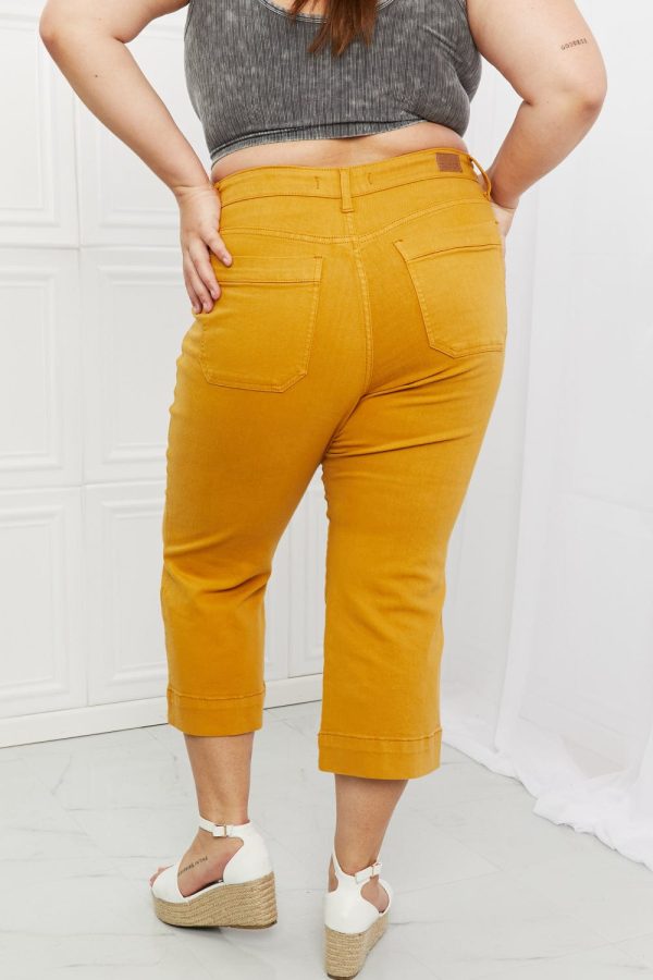 Judy Blue Jayza Full Size Straight Leg Cropped Jeans - Image 6