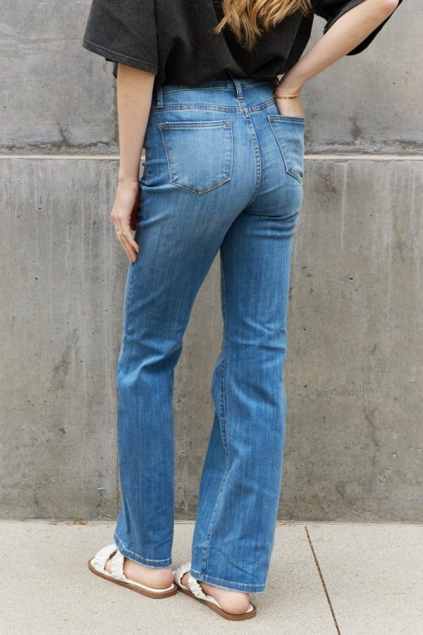 Judy Blue Lolita Full Size High Waist Pull On Slim Bootcut Jeans - Image 2