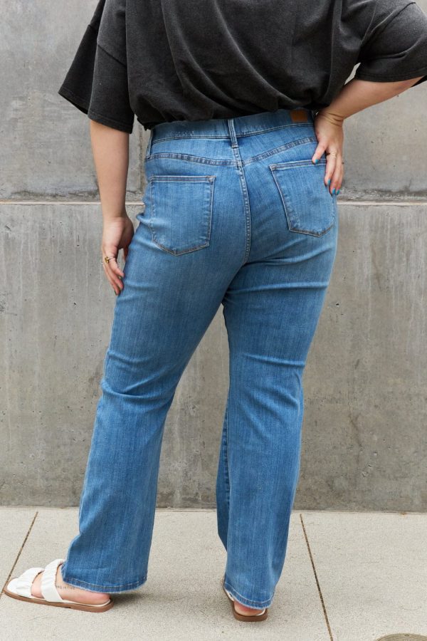 Judy Blue Lolita Full Size High Waist Pull On Slim Bootcut Jeans - Image 9