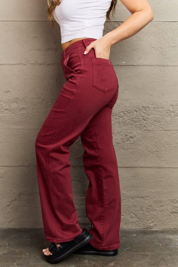 Judy Blue Malia Full Size High Waist Front Seam Straight Jeans - Image 3