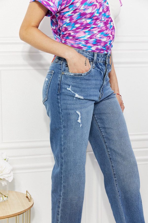 Kancan Full Size Melanie Crop Wide Leg Jeans - Image 5