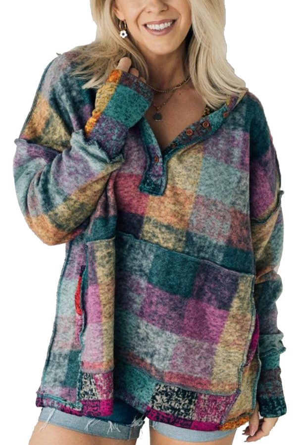 Striped Woolen Commuter Cardigan in Multicolor Print - Image 26