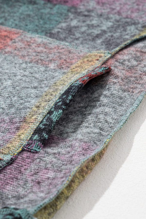 Striped Woolen Commuter Cardigan in Multicolor Print - Image 20