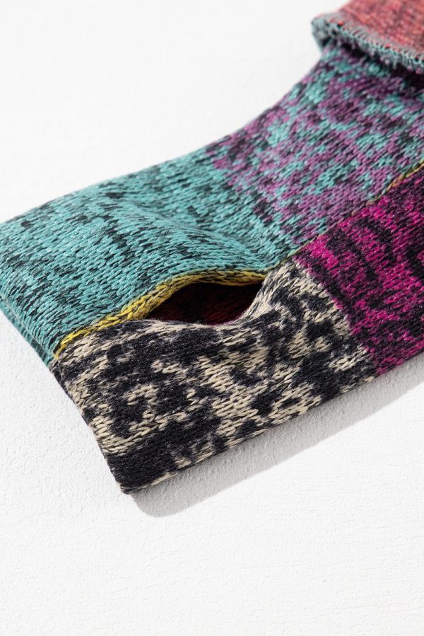 Striped Woolen Commuter Cardigan in Multicolor Print - Image 22