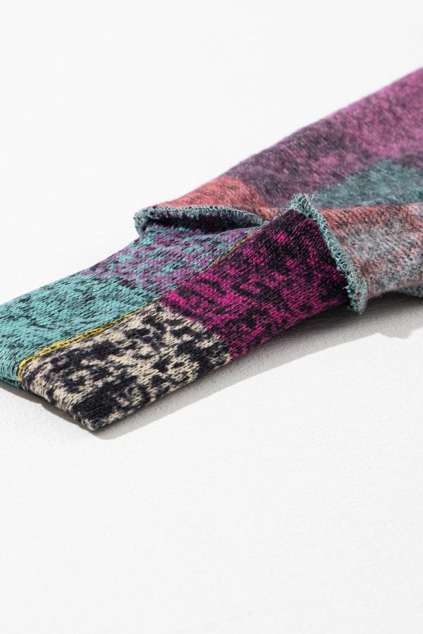 Striped Woolen Commuter Cardigan in Multicolor Print - Image 21