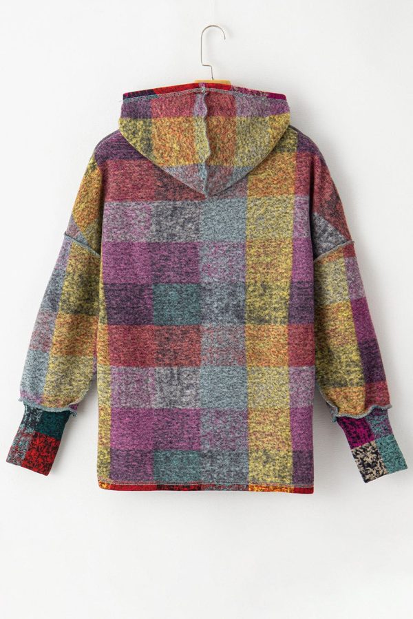 Striped Woolen Commuter Cardigan in Multicolor Print - Image 18