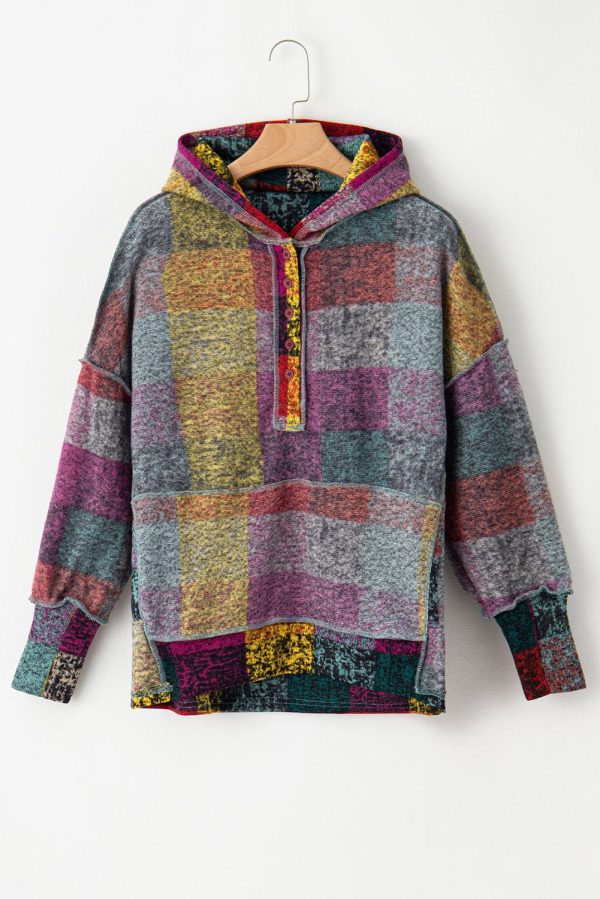 Striped Woolen Commuter Cardigan in Multicolor Print - Image 17