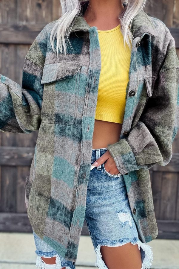 Striped Woolen Commuter Cardigan in Multicolor Print - Image 27