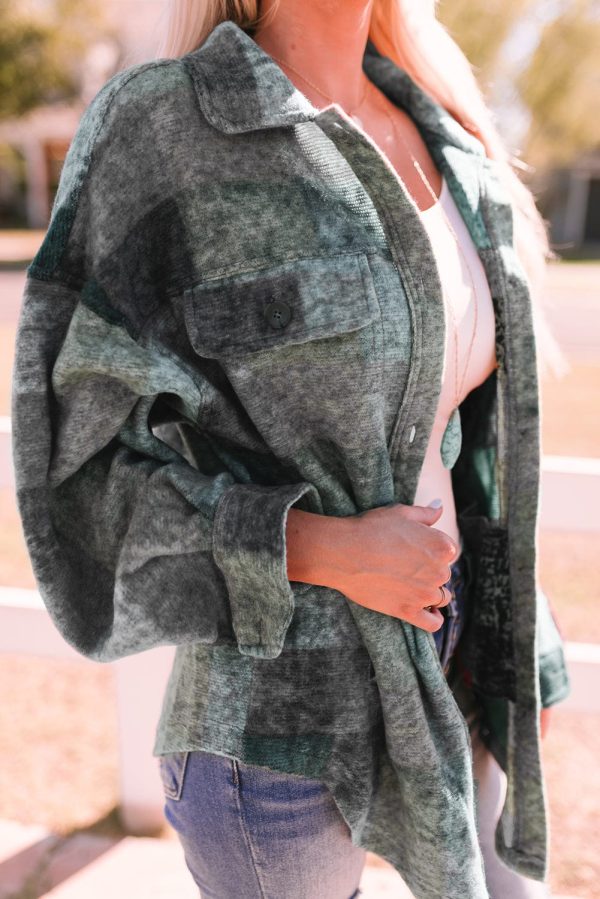 Striped Woolen Commuter Cardigan in Multicolor Print - Image 6